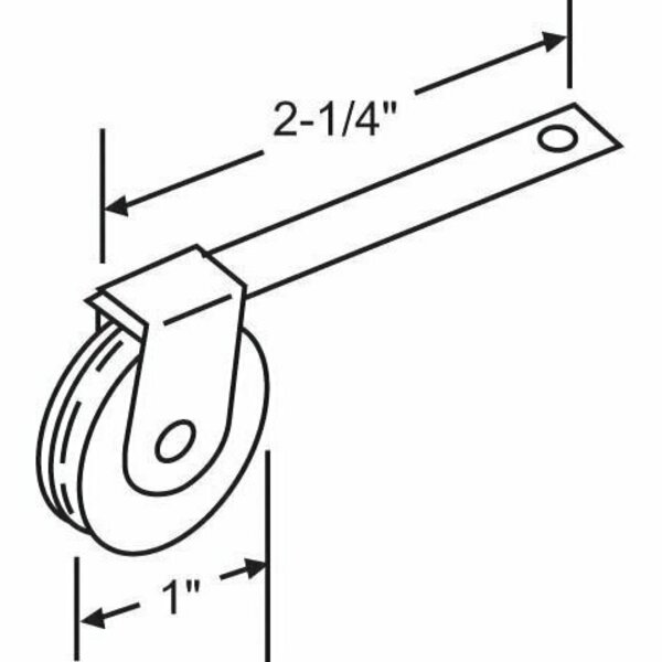 Strybuc Patio Screen Door Roller Assy. 10-392